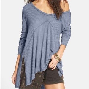 Free People "Sunset Park" Thermal Top / Sweater